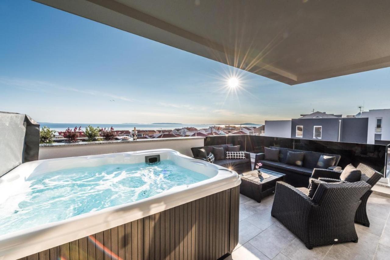Fux Penthouse Whirlpool Meerblick Zára Kültér fotó